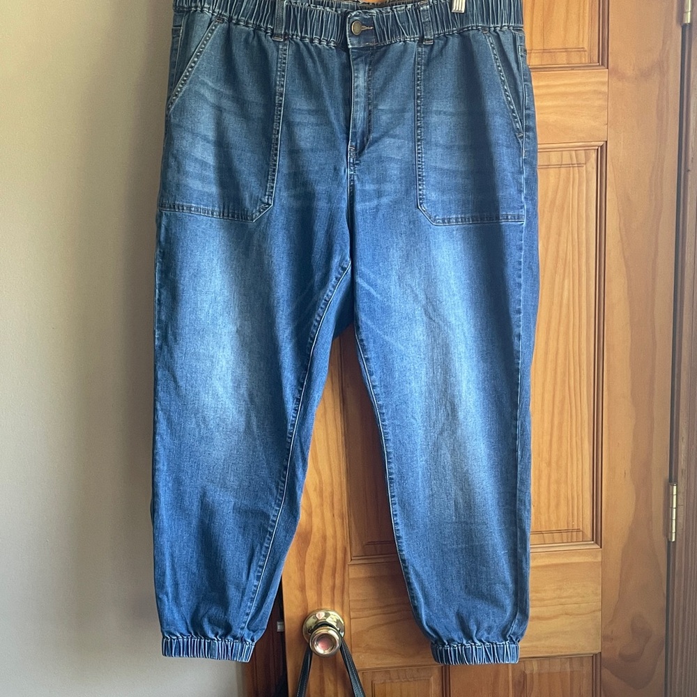 Universal standard comfort denim joggers